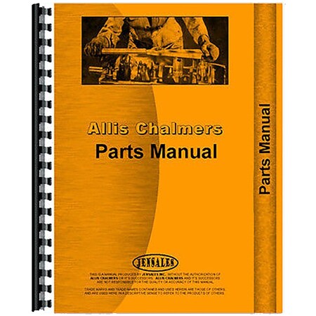 Parts Manual Made Fits Allis Chalmers AC Crawler Model HD11E